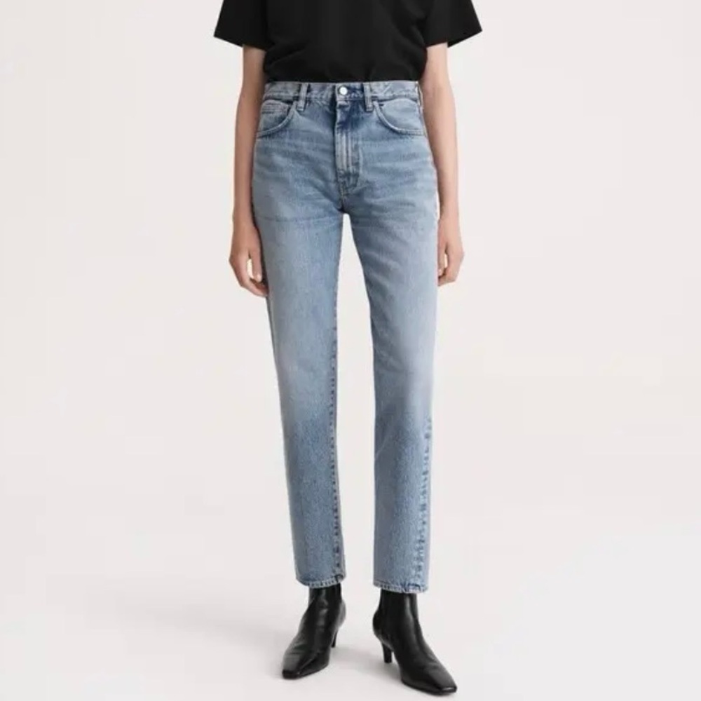 Toteme Light Blue Straight Leg Jeans